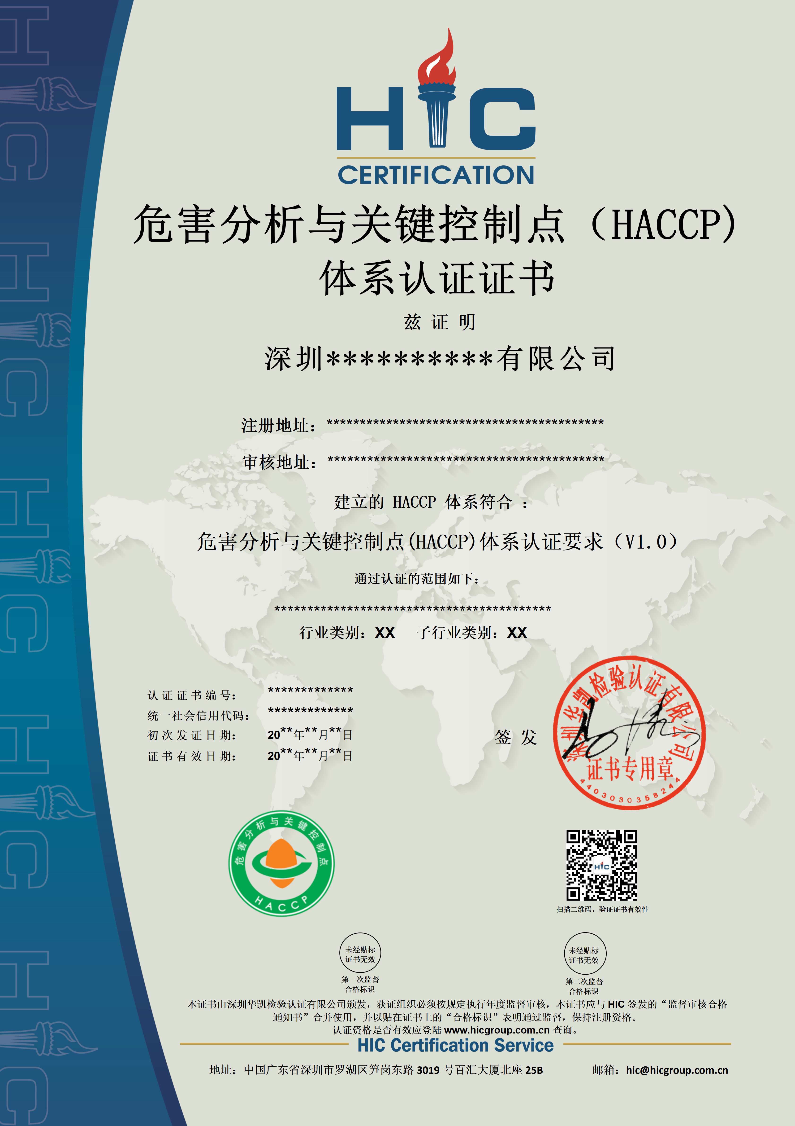 危害分析与关键控制点（HACCP）体系